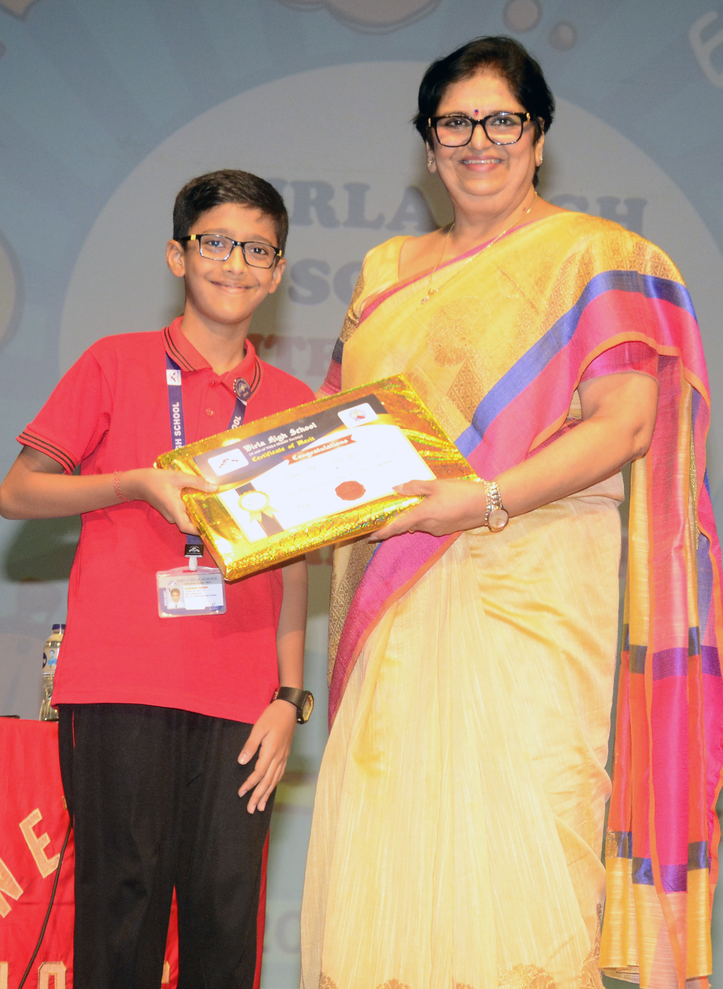 Best Quizzer (VI-VIII)- Kaerav Shah (VII E)