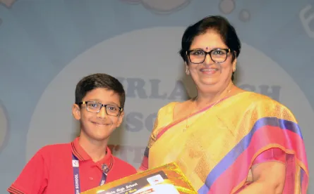 Best Quizzer (VI-VIII)- Kaerav Shah (VII E)